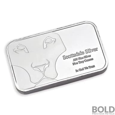 Silver 5 oz Scottsdale PREY Bar