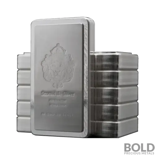 Silver 10 oz Scottsdale Stacker Bar