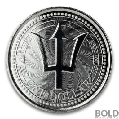 2019 Barbados Trident Silver 1 oz
