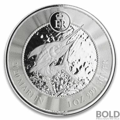 2020 Silver Cayman Islands Marlin - 1 oz