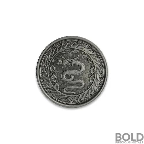 2020 Samoa Serpent of Milan Silver Antiqued 1/2 oz