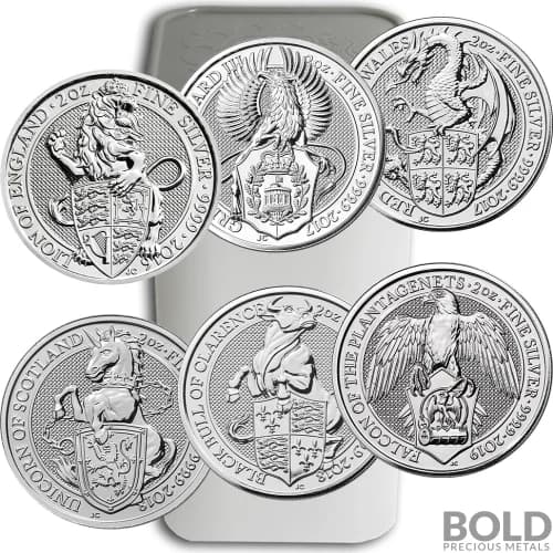 BOLD Set: Britain Queen's Beasts 6 Coin Collector Set