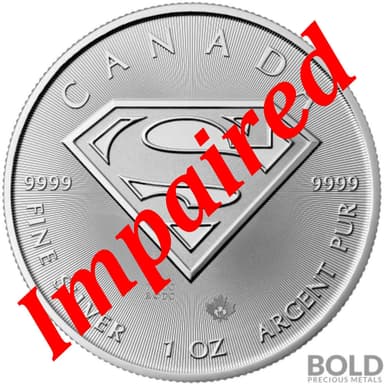 2016 Silver Canadian SUPERMAN - 1 oz *Spotted