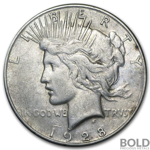 Silver Peace Dollar *Random Date* - VG