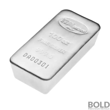 Silver 100 oz Italpreziosi Bar