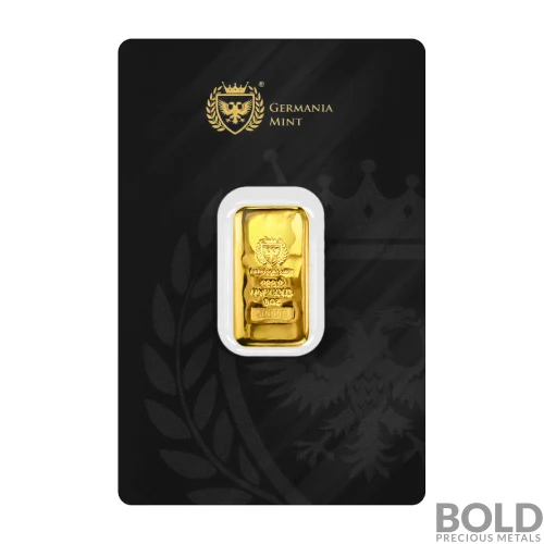 Gold 1 oz Germania Cast Bar