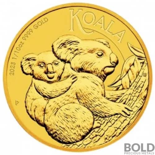2023 Gold 1/10 oz Perth Koala BU Coin
