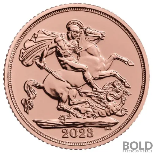 2023 Gold World English King Coronation Sovereign