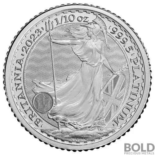 2023 Platinum 1/10 oz Great Britain Britannia King Charles