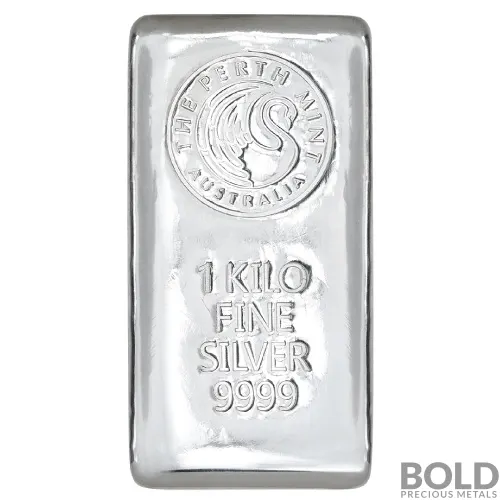 Silver 1 Kilo Perth Mint Bar