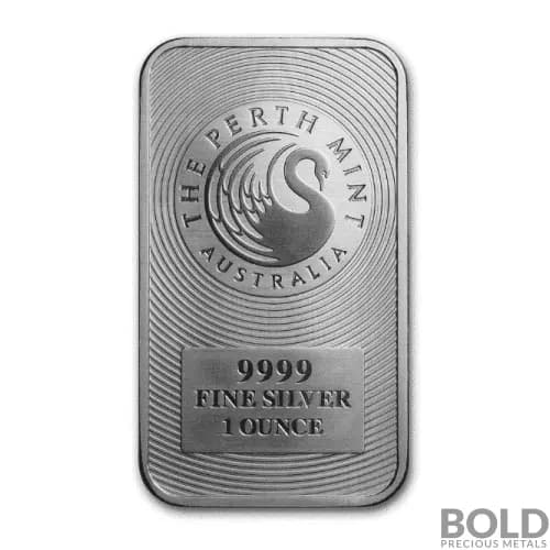 Silver 1 oz Perth Kangaroo Bar