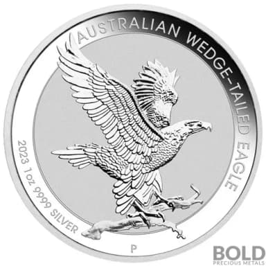 2023 Silver 1 oz Australia Perth Wedge-Tailed Eagle BU Coin