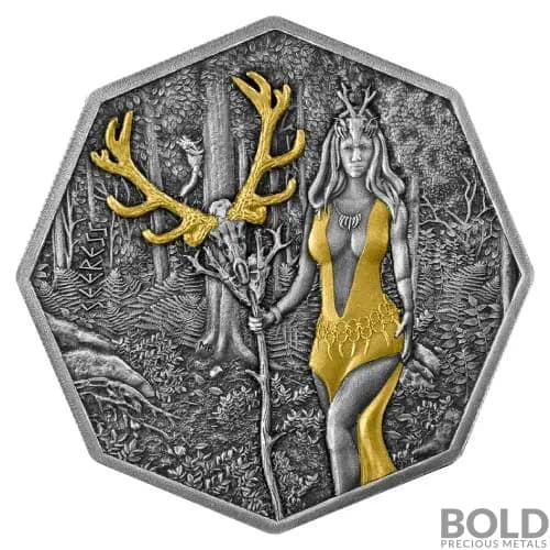2023 1 oz Germania Witchcraft Seeress Ritual Silver Coin (BU)