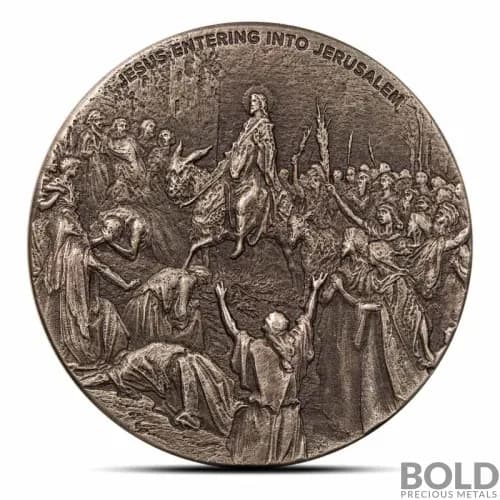 2023 2 oz Jesus Entering Jerusalem Biblical Series Silver Coin