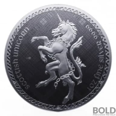 2023 Silver 1 oz Niue Scottish Unicorn BU