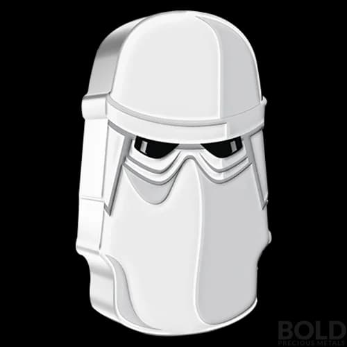 2021 Niue Star Wars Faces: Snowtrooper 1 oz Silver Proof