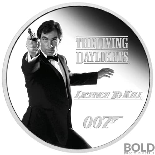 2023 Silver 1 oz Tuvalu James Bond Legacy Series 3rd Issue Color Proof Coin
