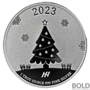 2023 Silver 1 oz Asahi Christmas Round