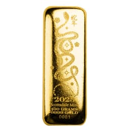 2025 100 Gram Lunar Year of the Snake Gold Bar