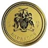 2019 Barbados Trident Gold 1 oz BU