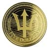 2020 Barbados Trident Gold 1 oz BU