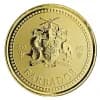 2020 Barbados Trident Gold 1 oz BU