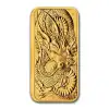 2021 Australia Perth Rectangular Dragon 1 oz Gold BU