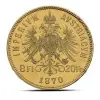 20 Francs / 8 Florin Austrian Gold Coin (Avg. Circulated)