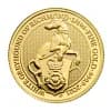 2021 Britain Queen's Beasts Greyhound of Richmond 1/4 oz Gold BU