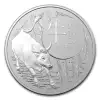 2021 RAM Australian Year of the Ox 1 oz Silver BU
