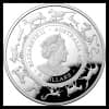 2022 Australian Year of the Tiger 1 oz Silver Proof Domed Coin