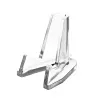 Small Display Stand Deluxe Easels with 1/4" Shelf (CLEAR)